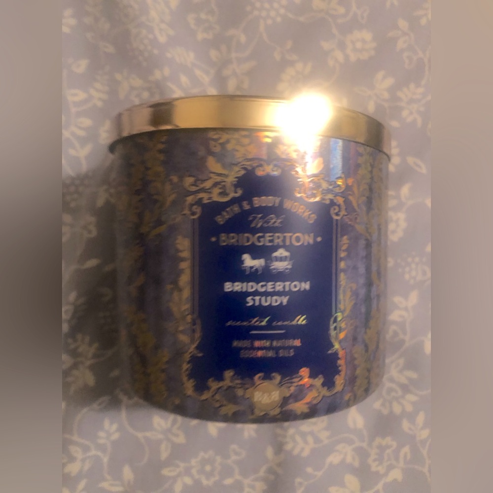 Bbw bridgerton study 3 wick candle